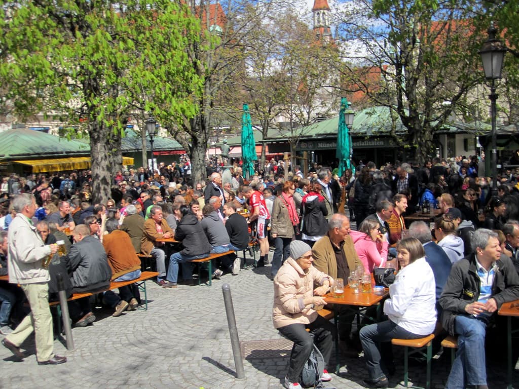 Viktualienmarkt Beer Garden